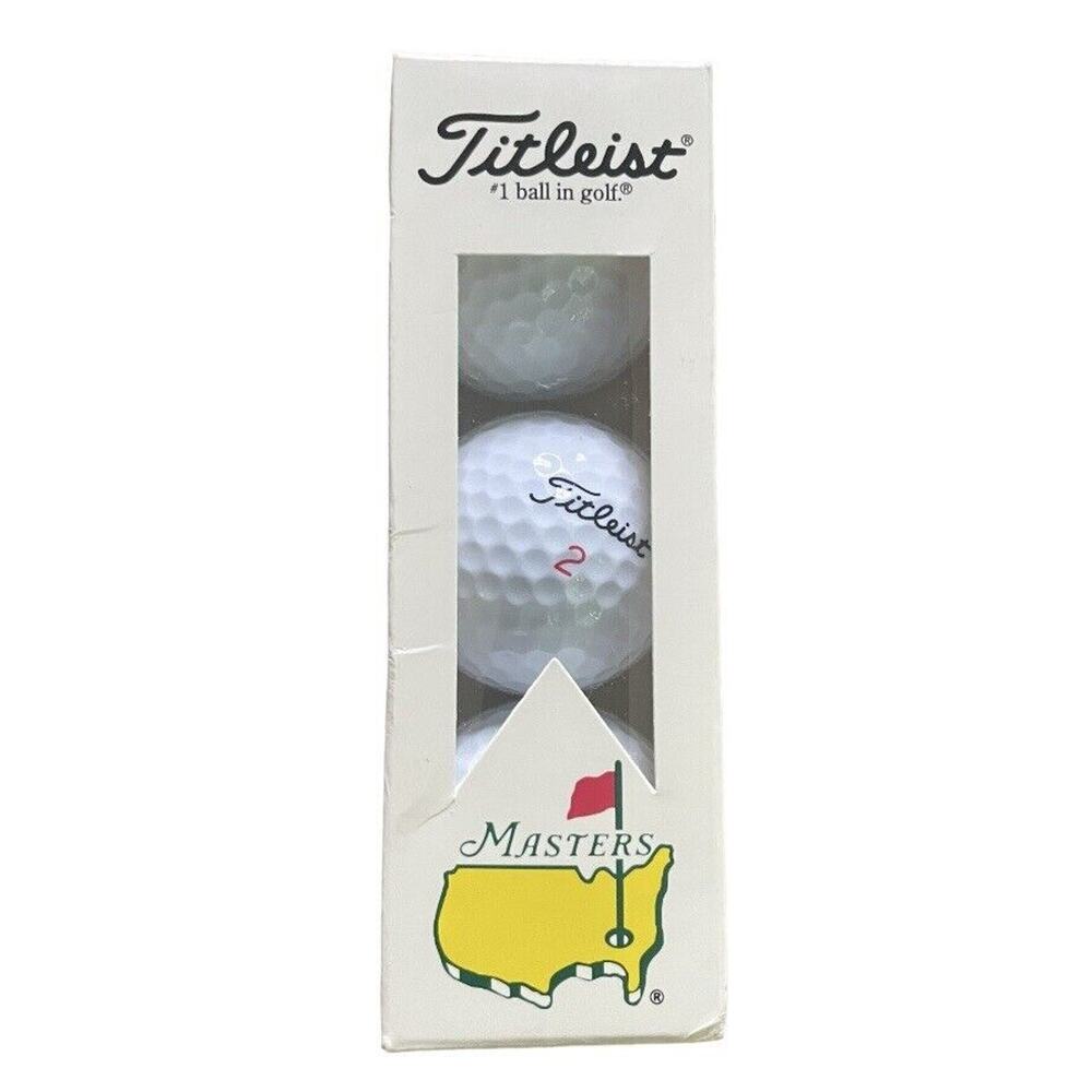 NEW Titleist Masters Augusta National DT 2-Piece Vintage Golf Balls 3 Pack USA